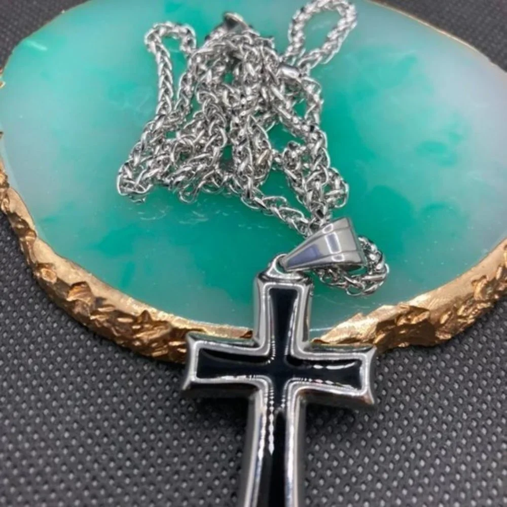 Stainless Steel Cross Chain
